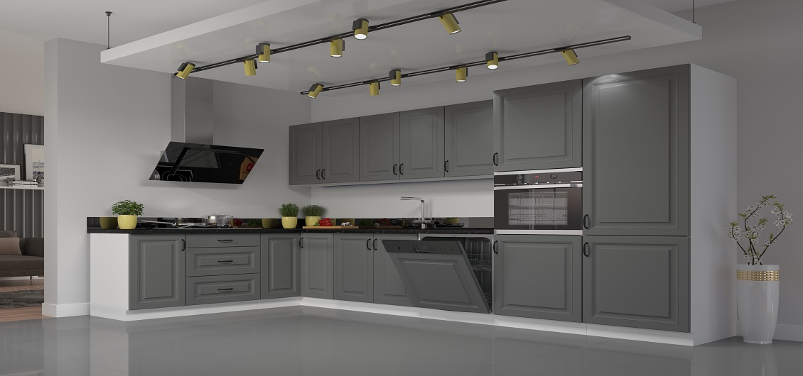 Kuchnia Stilo dustgrey/biały